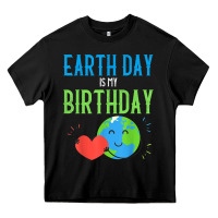 Black earth day is my birthday shirt pro environment party gift t shirt Heavy Core Tee - linhVisuals