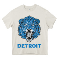 Cream funny vintage lion face head detroit gifts tank top Heavy Core Tee - linhVisuals