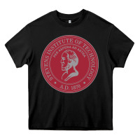 Black stevens institute of technology Heavy Core Tee - linhVisuals