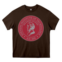 Chocolate Brown stevens institute of technology Heavy Core Tee - linhVisuals