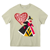 Mossy alice in wonderland queen of hearts off with their heads tank top Heavy Core Tee - linhVisuals