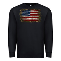 Black Camouflage Usa Flag Background Premium Sweatshirt - Jasminsmagicworld