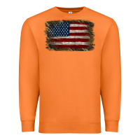 Carrot Camouflage Usa Flag Background Premium Sweatshirt - Jasminsmagicworld