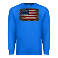 True Royal Camouflage Usa Flag Background Premium Sweatshirt - Jasminsmagicworld