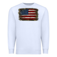White Camouflage Usa Flag Background Premium Sweatshirt - Jasminsmagicworld