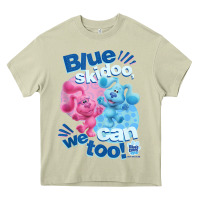 Mossy blue's clues & you blue skidoo, we can too tank top Heavy Core Tee - linhVisuals