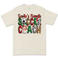 Bone Santa's Favorite Soccer Coach For Christmas Premium Tee - FaDigitalArtStudio