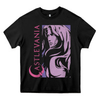 Black castlevania alucard dark portrait t shirt Heavy Core Tee - linhVisuals