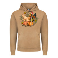 Vintage Camel fall coop animals pumpkin Vintage Hoodie - Artiststas