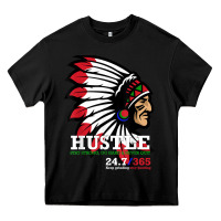 Hustle 247 Gang Clothing Native American Men Gift T Shirt T Shirt Heavy Core Tee | Teevron