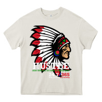 Cream hustle 247 gang clothing native american men gift t shirt t shirt Heavy Core Tee - linhVisuals