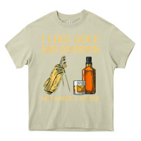 Mossy i like golf and bourbon and maybe 3 people t shirt Heavy Core Tee - linhVisuals