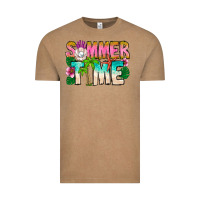 Vintage Coffee Summer Time Vintage Tee - CowhideDigitalArt