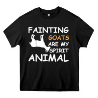 Black fainting goats are my spirit animal t shirt Heavy Core Tee - linhVisuals