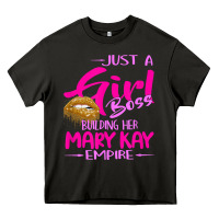 Asphalt just a girl boss building her mary kay empire gift for women t shirt Heavy Core Tee - linhVisuals