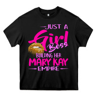 Black just a girl boss building her mary kay empire gift for women t shirt Heavy Core Tee - linhVisuals