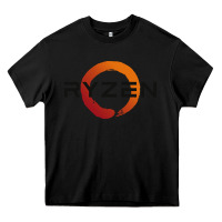 Black ryzen free world Heavy Core Tee - linhVisuals