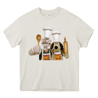 Cream Wallace Gourmeat Heavy Core Tee - linhVisuals