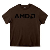 Chocolate Brown ryzen amd wine Heavy Core Tee - linhVisuals