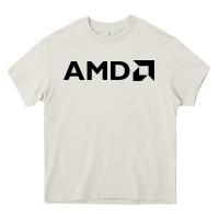 Cream ryzen amd wine Heavy Core Tee - linhVisuals