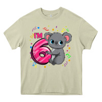 Mossy kids 6th birthday shirt for girls koala bear 6 years old t shirt Heavy Core Tee - linhVisuals