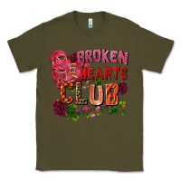 Army Green Broken heart club Classic Tee - FaDigitalArtStudio