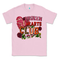 Bubblegum Pink Broken heart club Classic Tee - FaDigitalArtStudio