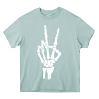 Arona skeleton peace Heavy Core Tee - linhVisuals