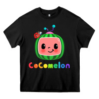 Black cocomelon Heavy Core Tee - linhVisuals