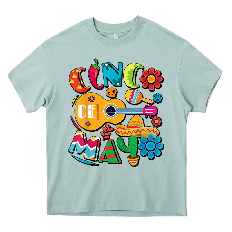 Cinco De Mayo Mexican Fiesta 5 De Mayo T Shirt Heavy Core Tee by linhVisuals | Teevron