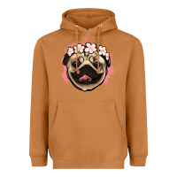 Meerkat pug floral Heavyweight Hoodie - Jasminsmagicworld