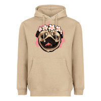 Mushroom pug floral Heavyweight Hoodie - Jasminsmagicworld