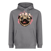 Storm pug floral Heavyweight Hoodie - Jasminsmagicworld