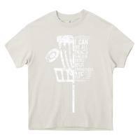 Cream christian disc golf i can do all things philippians 4 13 t shirt Heavy Core Tee - linhVisuals