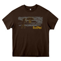 Chocolate Brown caddyshack bushwood country club explosion t shirt Heavy Core Tee - linhVisuals