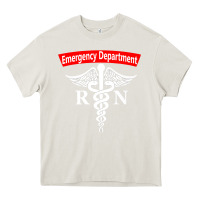 Cream emergency department nursing er registered nurse rn caduceus raglan ba Heavy Core Tee - linhVisuals