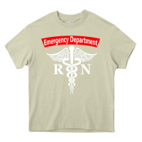 Mossy emergency department nursing er registered nurse rn caduceus raglan ba Heavy Core Tee - linhVisuals