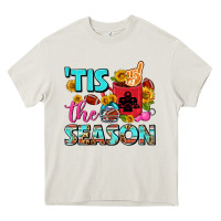 Cream tis the season football coffee mug Heavy Core Tee - FaDigitalArtStudio
