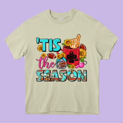 Tis The Season Football Coffee Mug Heavy Core Tee Designed By Fadigitalartstudio
