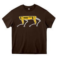 Chocolate Brown dynamics robot dog spot for boston militaries t shirt Heavy Core Tee - linhVisuals