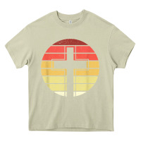 Mossy jesus cross retro style vintage t shirt Heavy Core Tee - linhVisuals