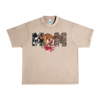 French Oak mom cow Urban Heavy Tee - CowhideDigitalArt