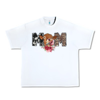 White mom cow Urban Heavy Tee - CowhideDigitalArt