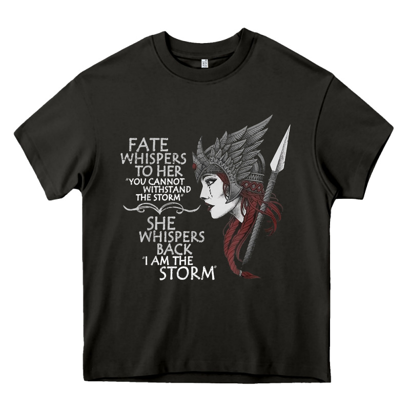 Fate Whispers To Her You Cannot Withstand The Storm T Shirt Heavy Core Tee by linhVisuals | Teevron