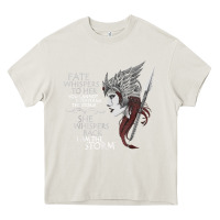 Cream fate whispers to her you cannot withstand the storm t shirt Heavy Core Tee - linhVisuals