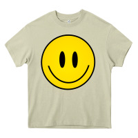 Mossy retro happy vibe smiley face happy face graphic sweatshirt Heavy Core Tee - linhVisuals