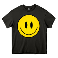 Asphalt retro happy vibe smiley face happy face graphic sweatshirt Heavy Core Tee - linhVisuals