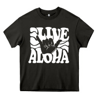 Asphalt vintage live aloha state hawaiian islands shaka hawaii maui pullover h Heavy Core Tee - linhVisuals
