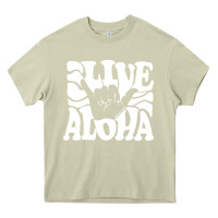 Mossy vintage live aloha state hawaiian islands shaka hawaii maui pullover h Heavy Core Tee - linhVisuals