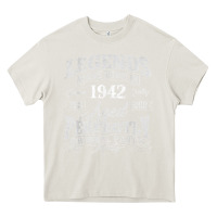 Cream legends were born in 1942 year of birth birthday t shirt Heavy Core Tee - linhVisuals